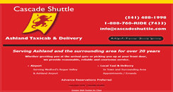 Desktop Screenshot of cascadeshuttle.com