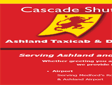 Tablet Screenshot of cascadeshuttle.com